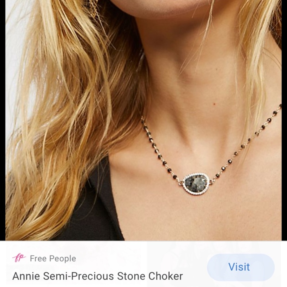 Free People- Annie Semi-Precious Stone Choker